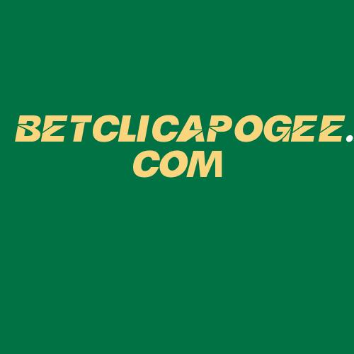 Logo da BETCLICAPOGEE